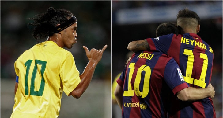 Lika som bär, Lionel Messi, Neymar, Ronaldinho